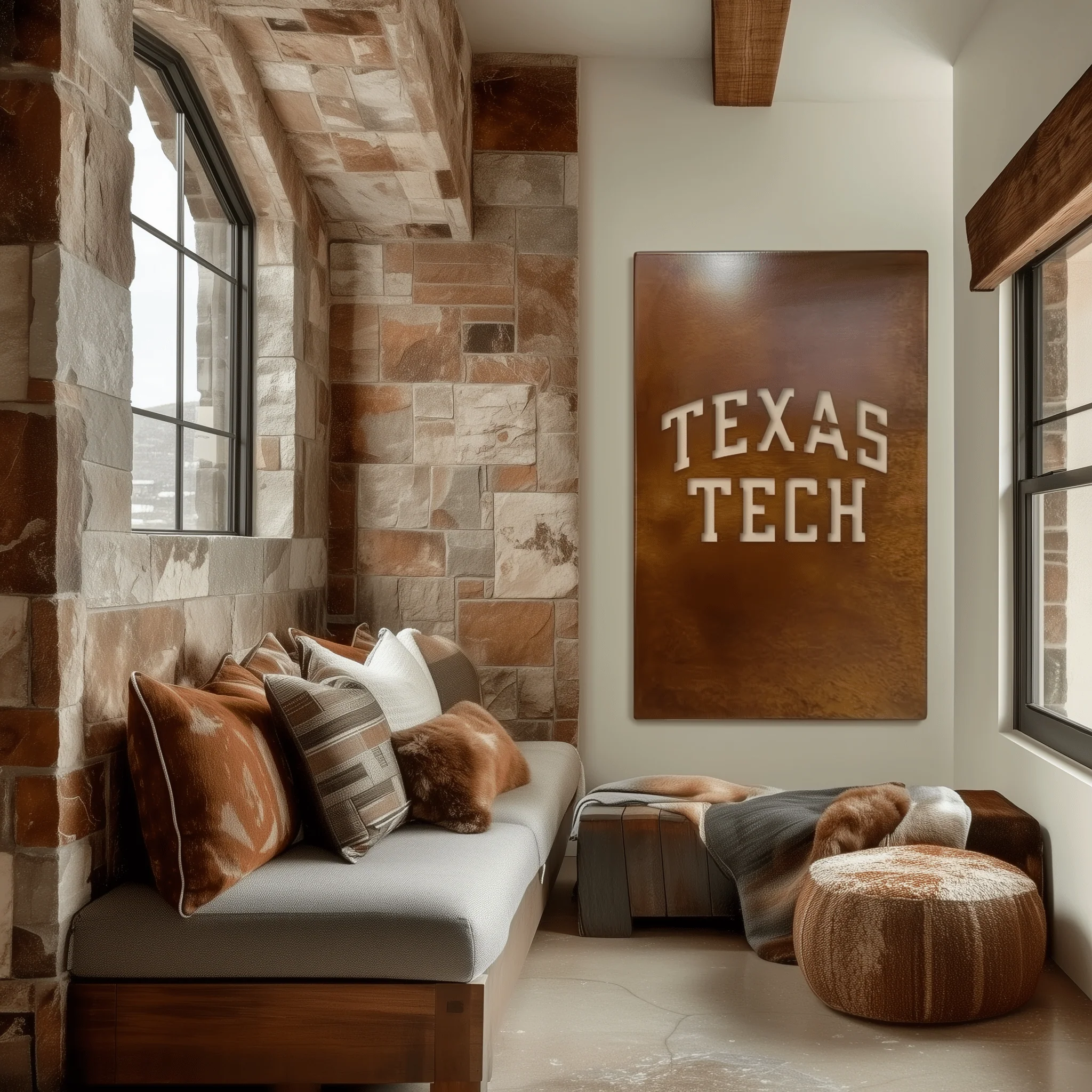 The Texas Tech - Wall Art - Portrait - Oxide - Image 2