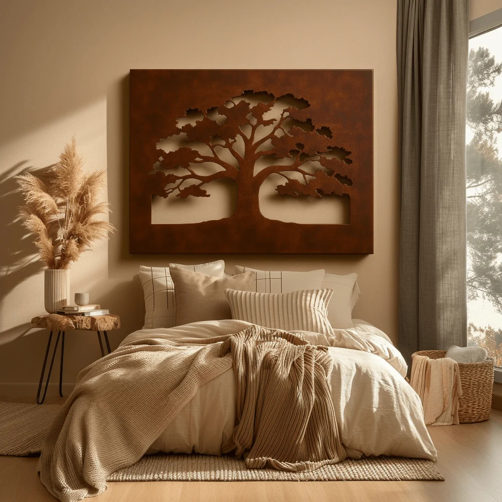The Connecticut Charter Oak - Metal Wall Art - Oxide