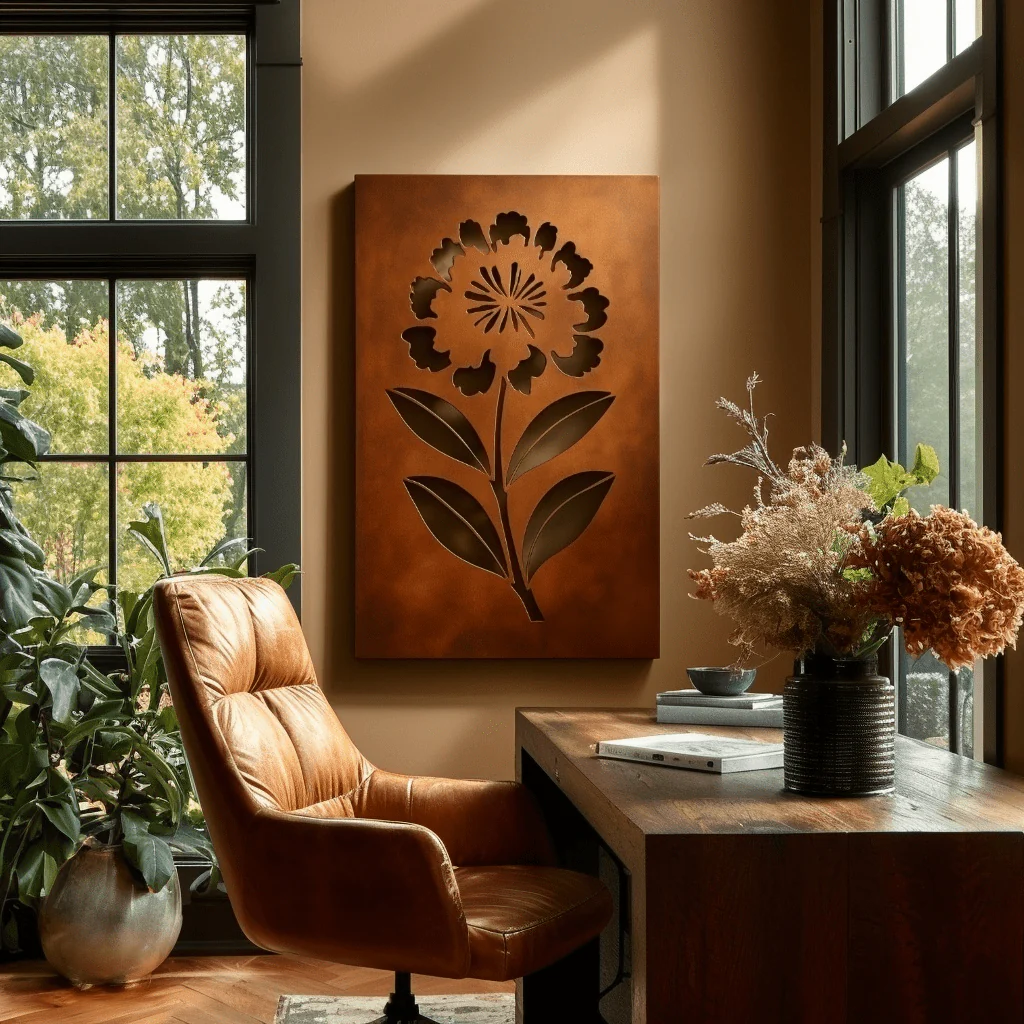 The West Virginia Rhododendron - Metal Wall Art - Oxide - Image 2