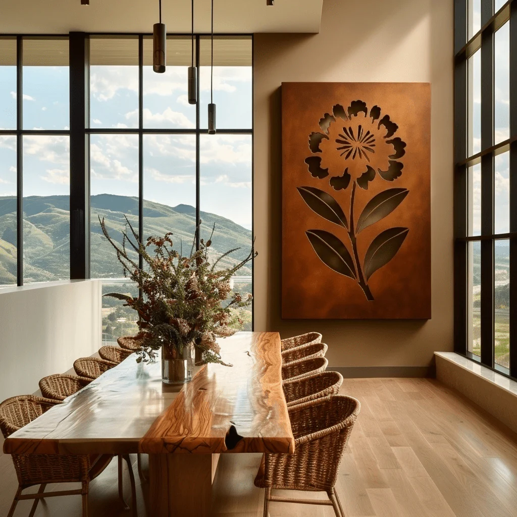 The West Virginia Rhododendron - Metal Wall Art - Oxide - Image 3