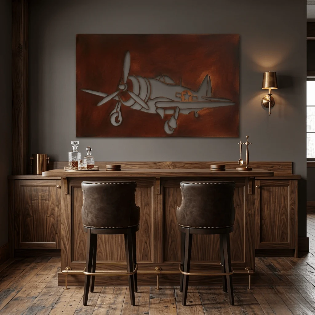 The Thunder Overhead - Metal Wall Art - Oxide - Image 2