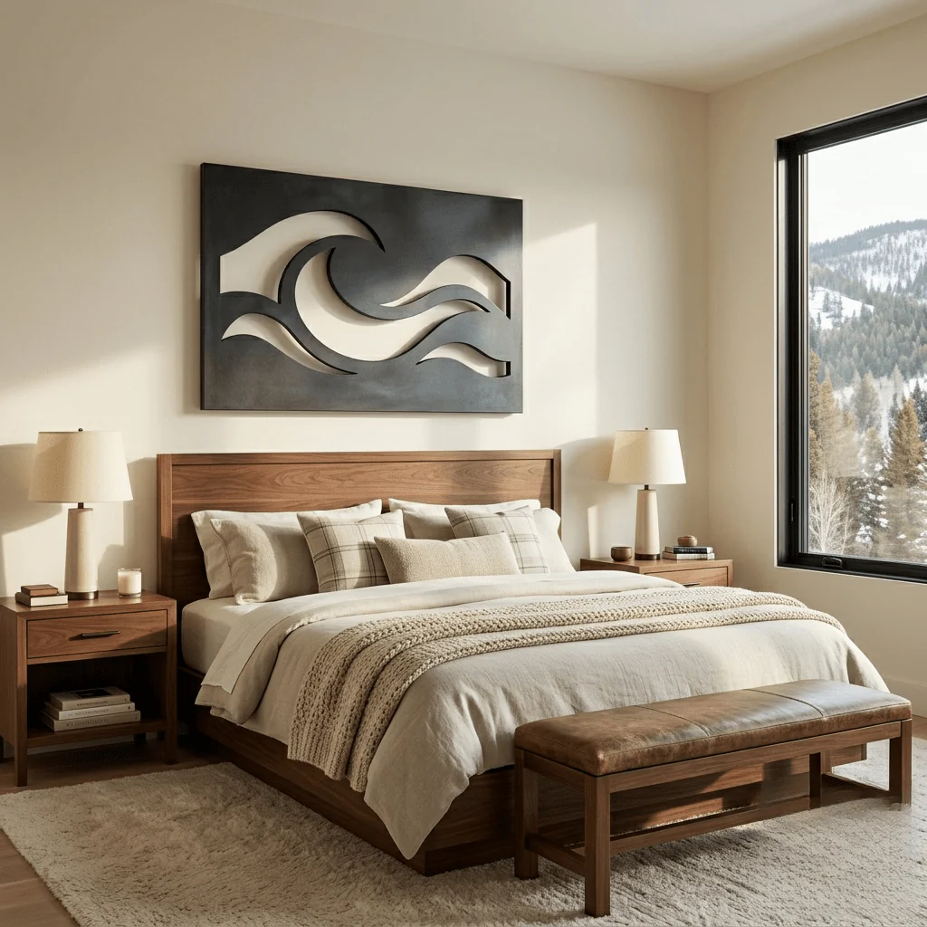 The Tidal Line - Metal Wall Art - Forge - Image 3