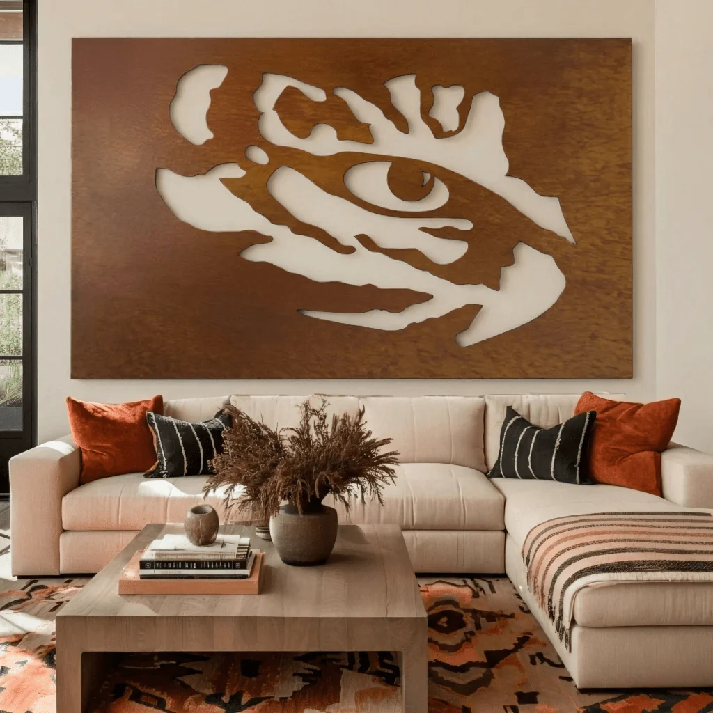 The Tiger Eye - Metal Wall Art - Landscape - Oxide