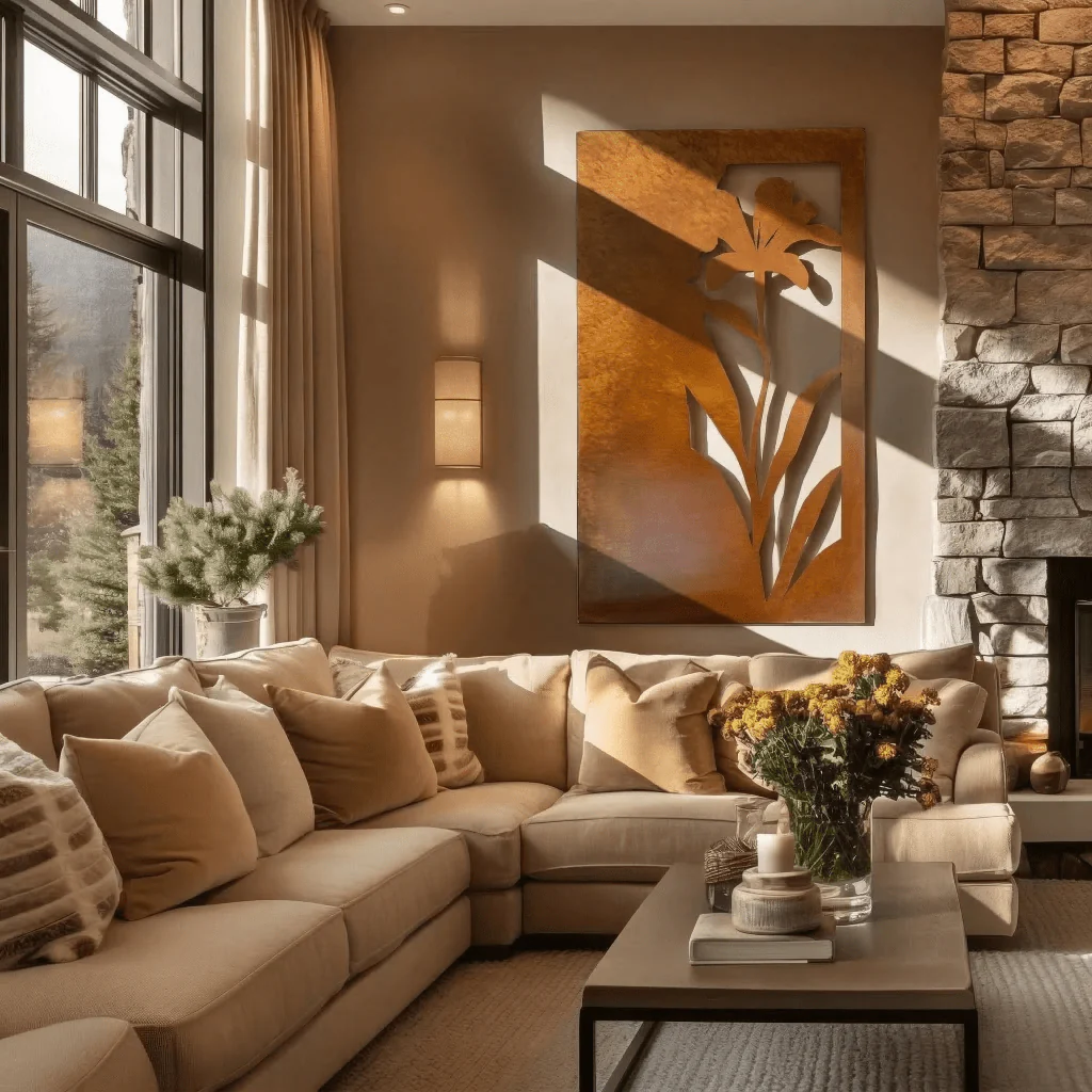 The Tiger Lily - Metal Wall Art - Oxide - Image 2