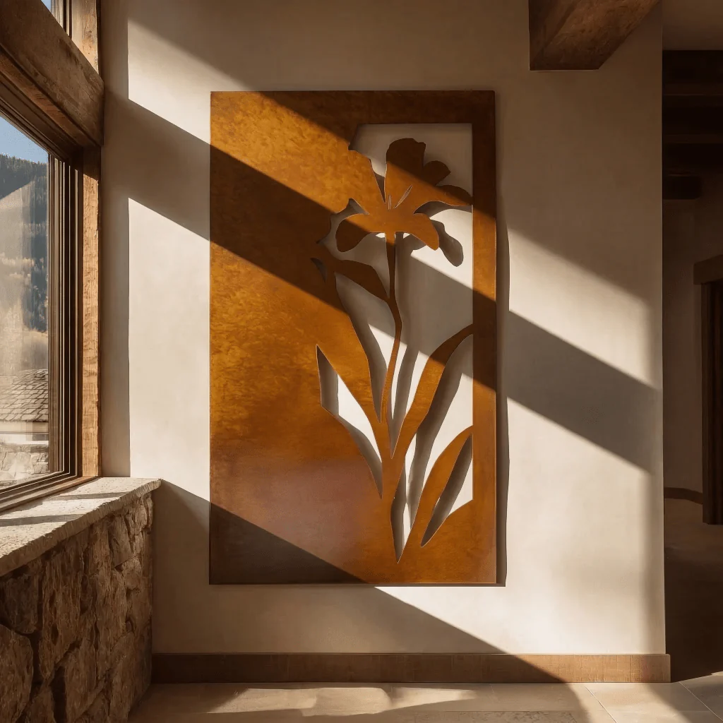 The Tiger Lily - Metal Wall Art - Oxide - Image 5