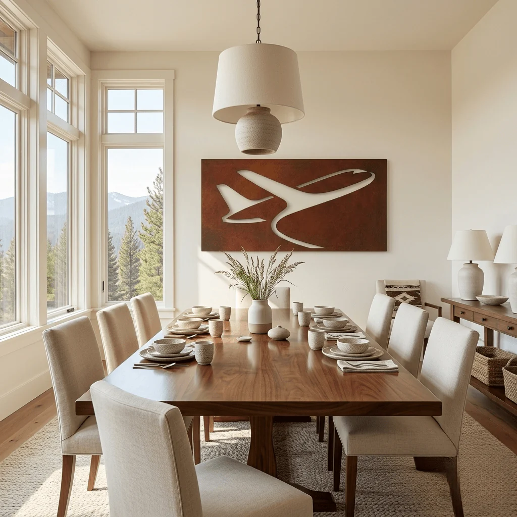 The Touch & Go - Metal Wall Art - Oxide