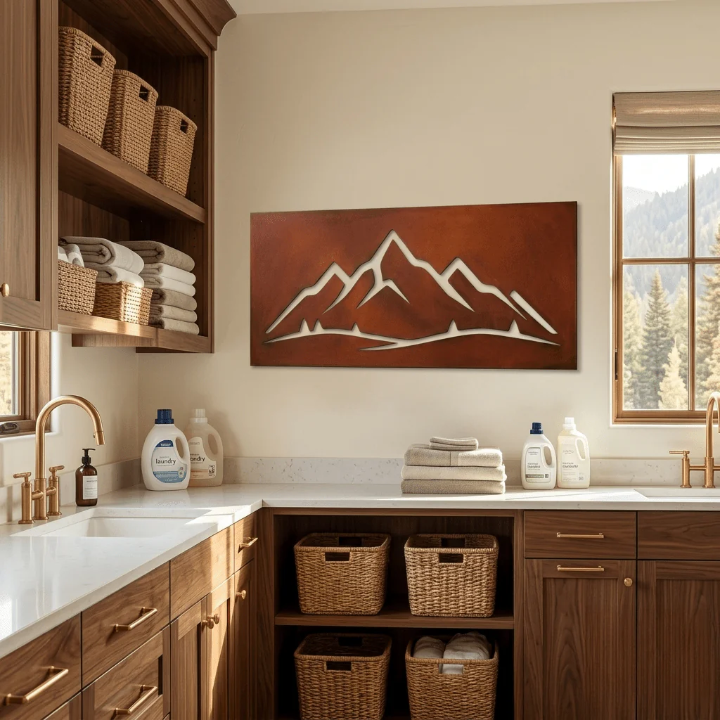 The Triad - Metal Wall Art - Oxide - Image 3