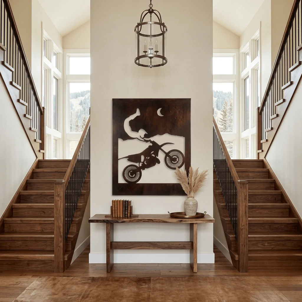 The Trick - Metal Wall Art - Umber - Image 3