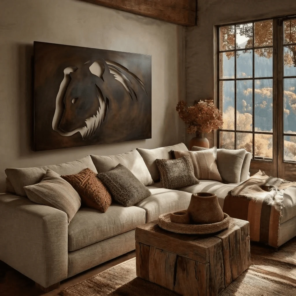 The Ursa - Metal Wall Art - Umber - Image 2