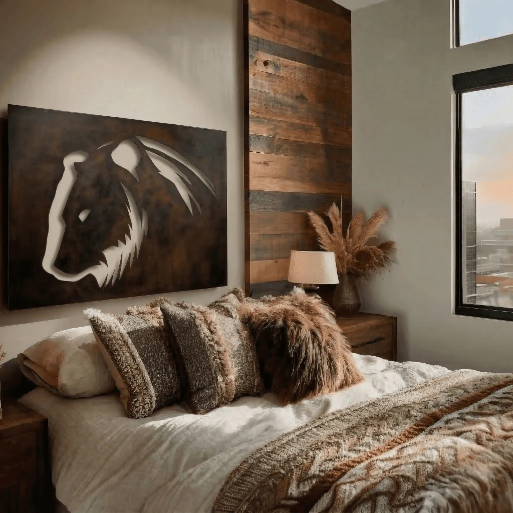 The Ursa - Metal Wall Art - Umber - Image 3
