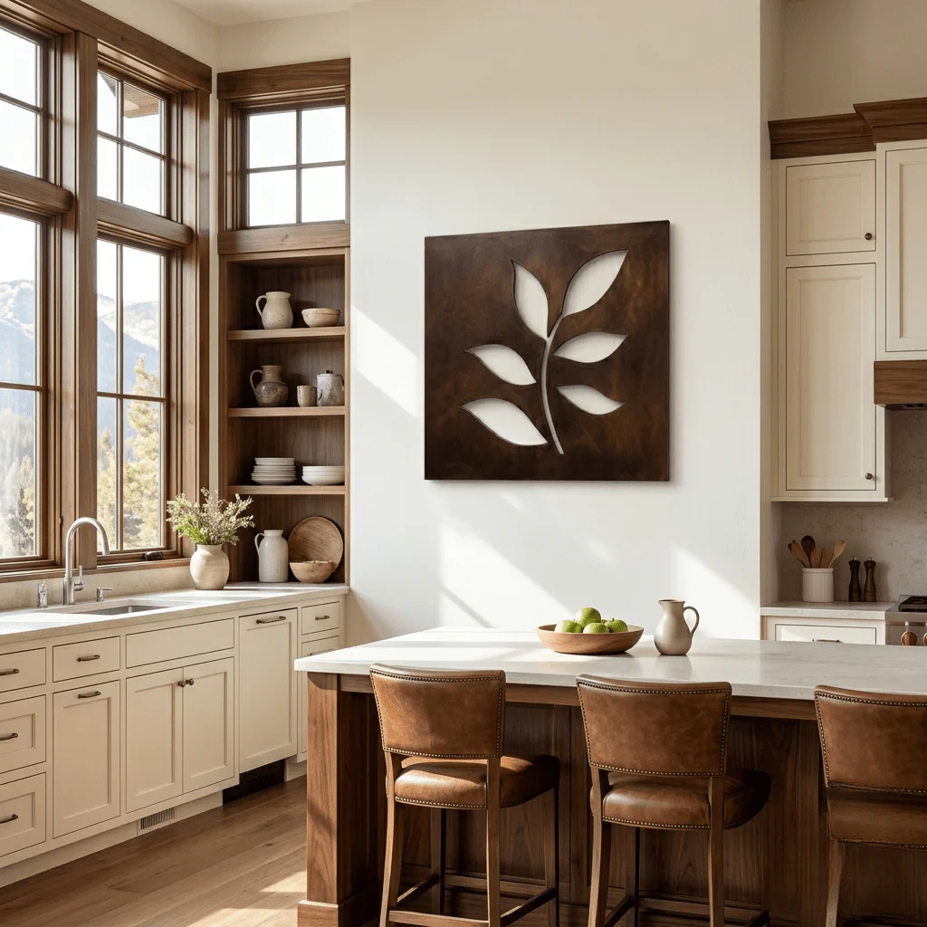 The Verdant - Metal Wall Art - Umber