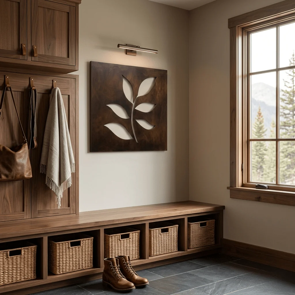 The Verdant - Metal Wall Art - Umber - Image 2