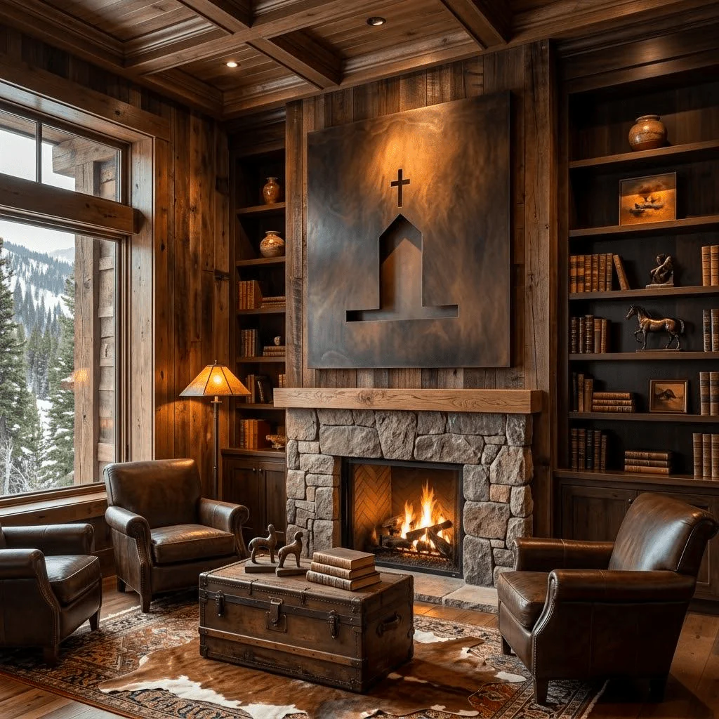 The Vestry - Metal Wall Art - Umber