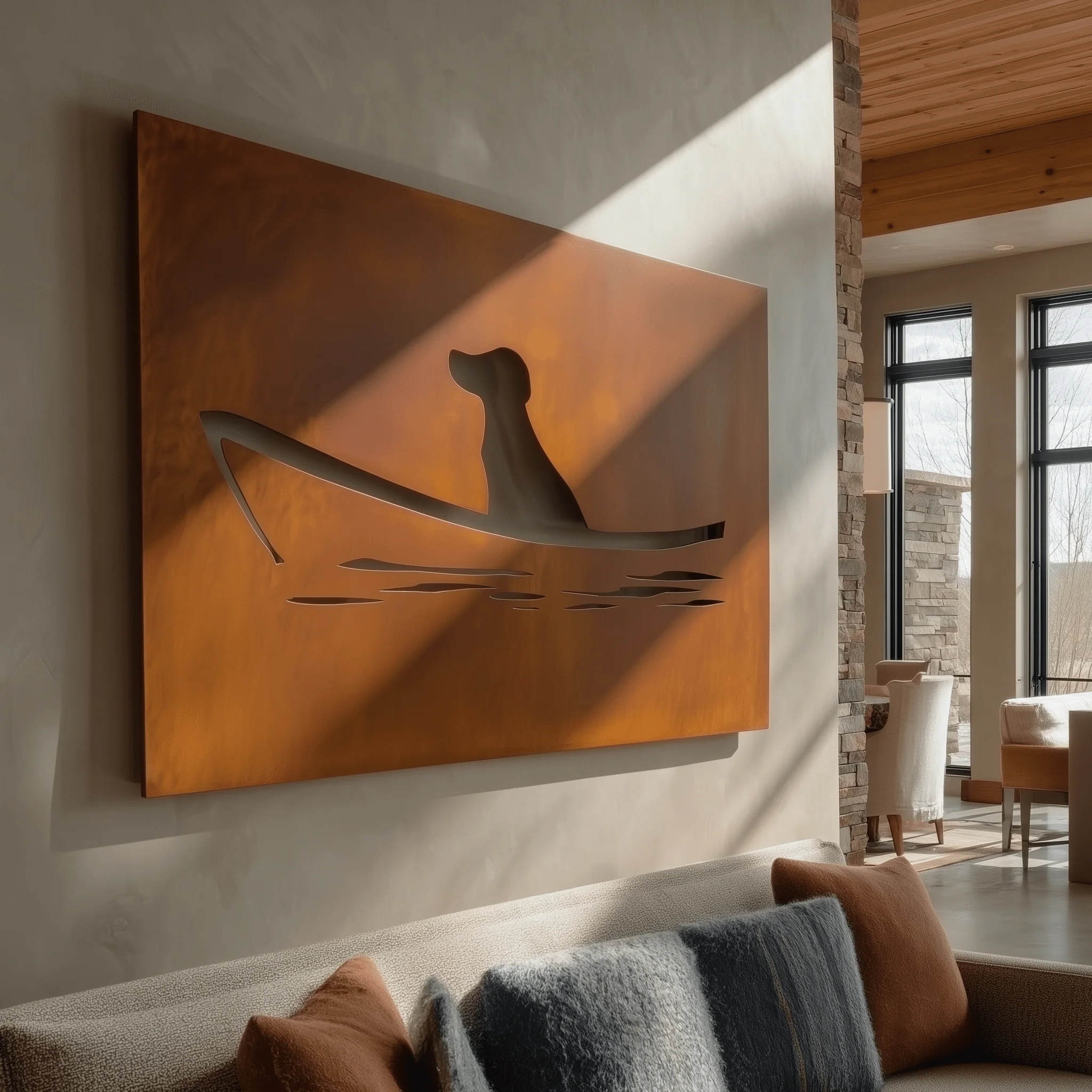 The Voyager - Metal Wall Art - Oxide - Image 3