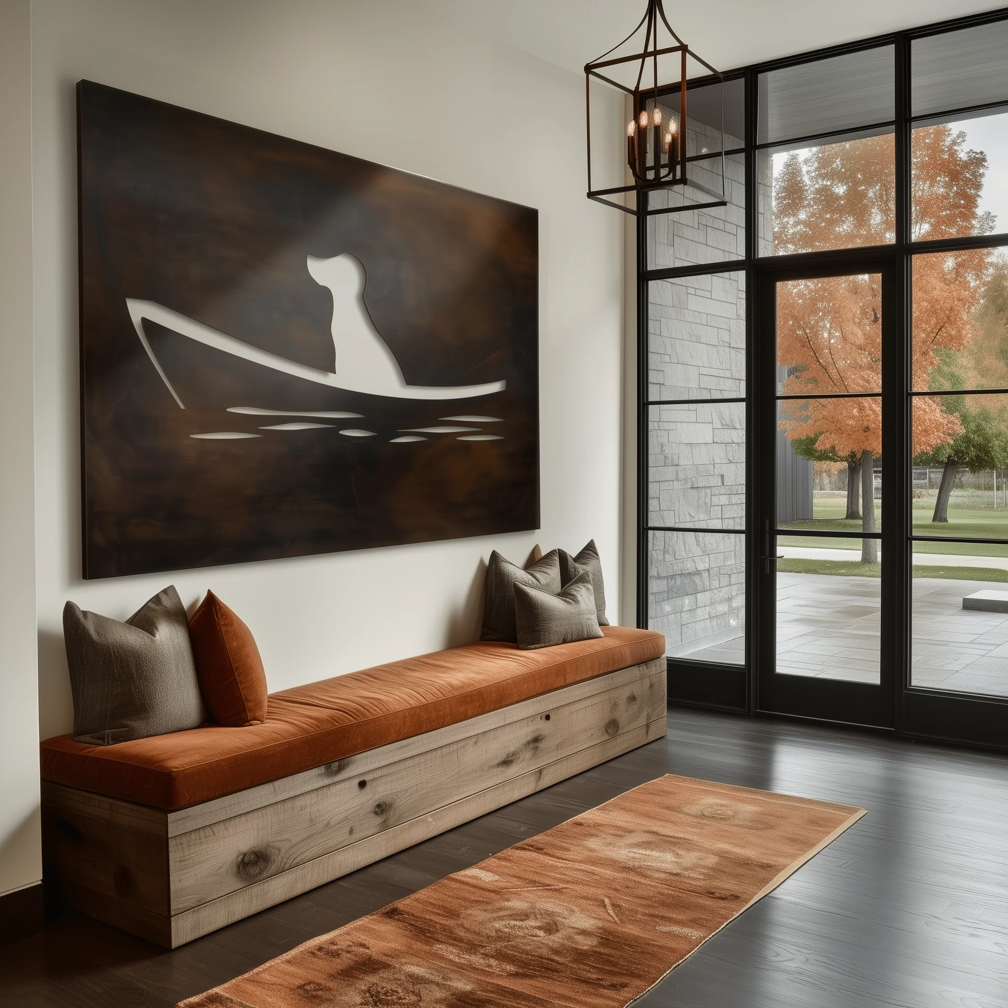 The Voyager - Metal Wall Art - Umber - Image 2