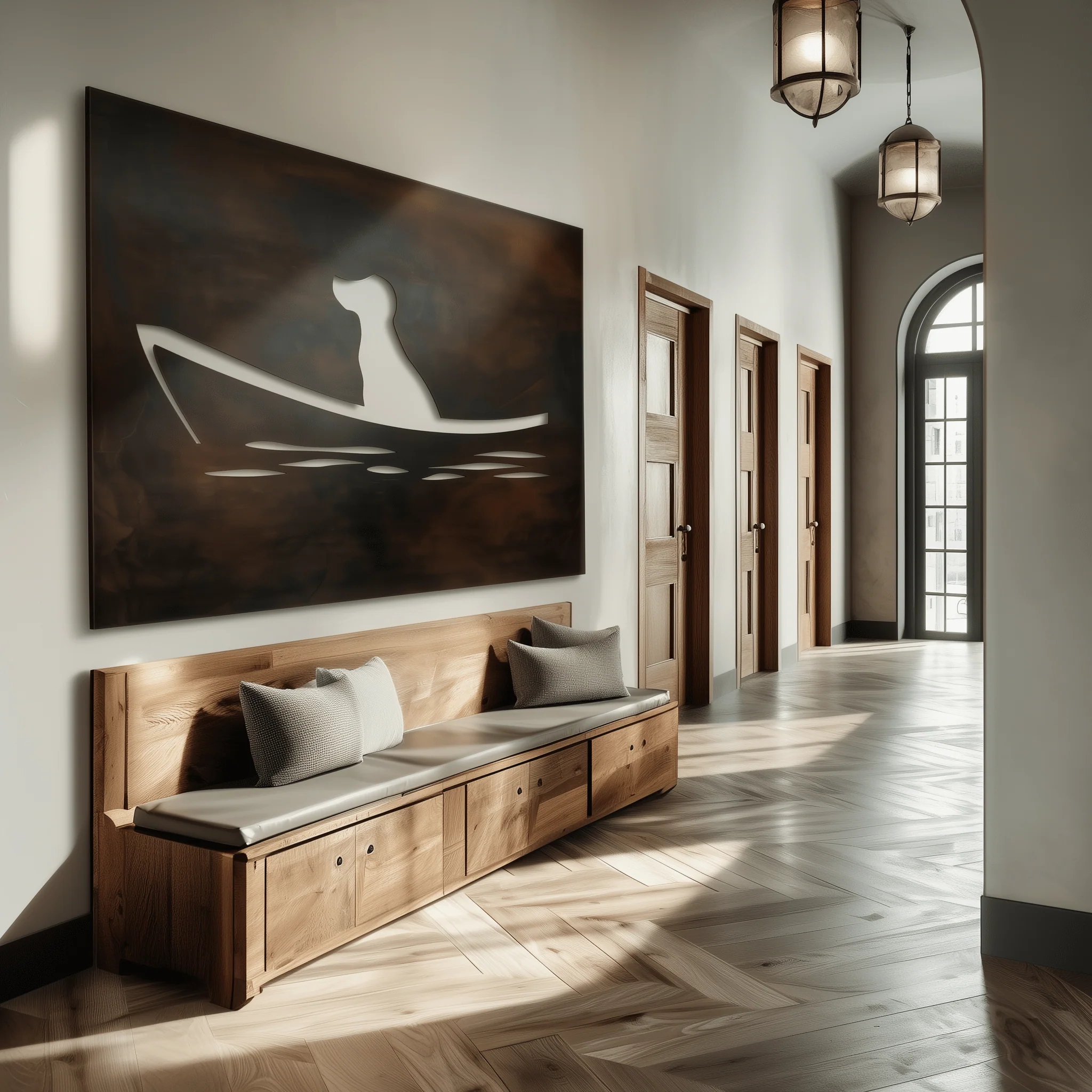 The Voyager - Metal Wall Art - Umber - Image 3
