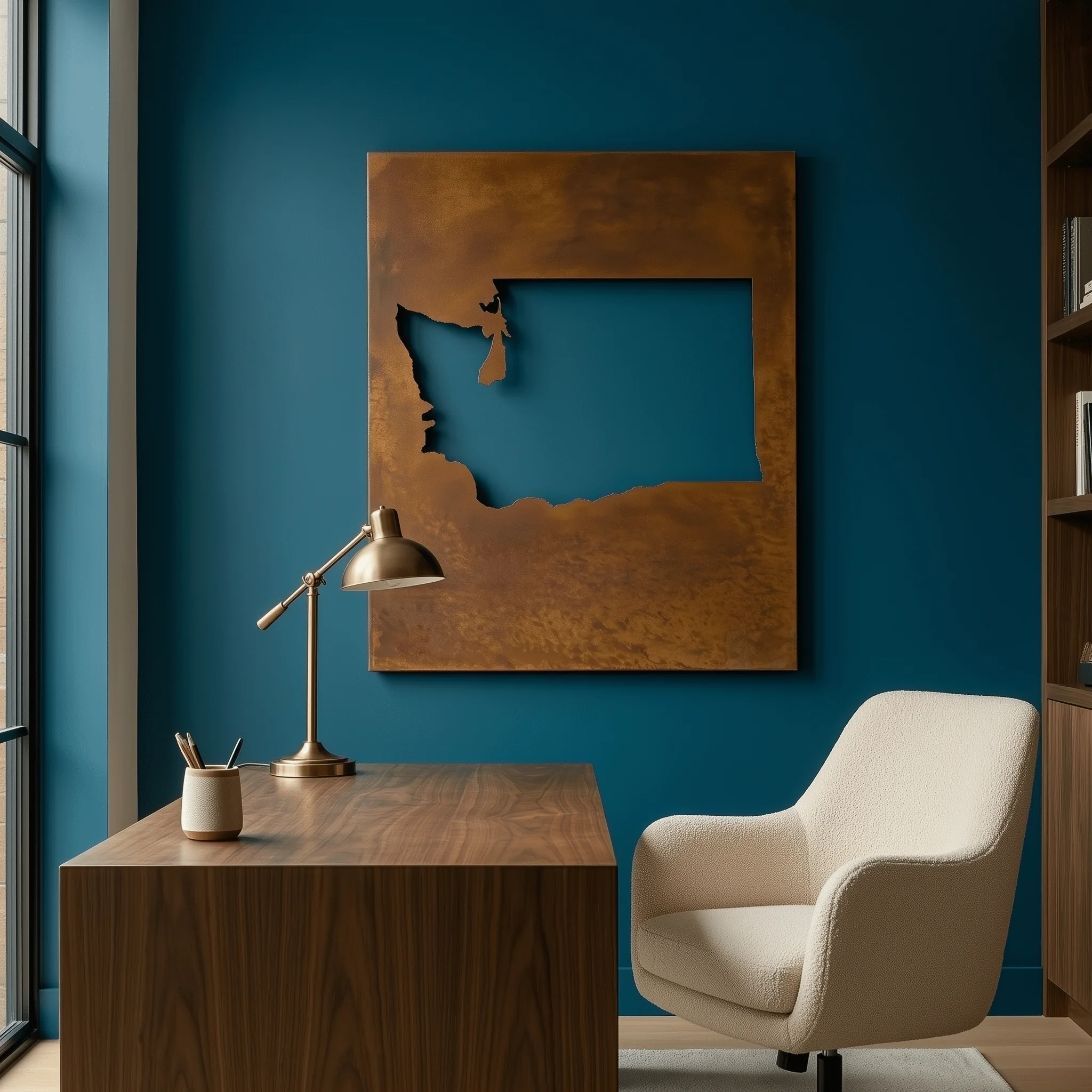 The Washington - Metal Wall Art - Oxide