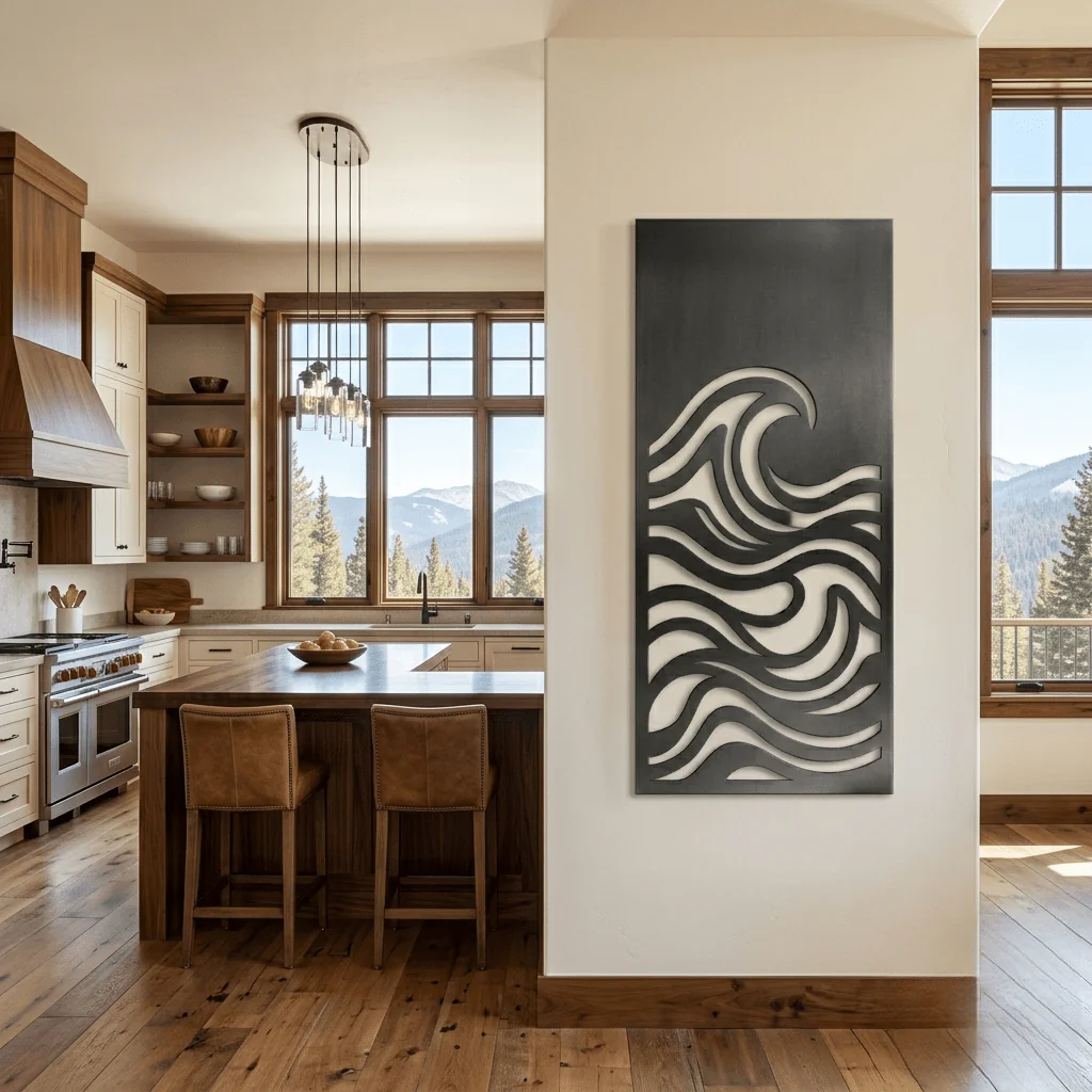 The Wave - Metal Wall Art - Forge - Image 2