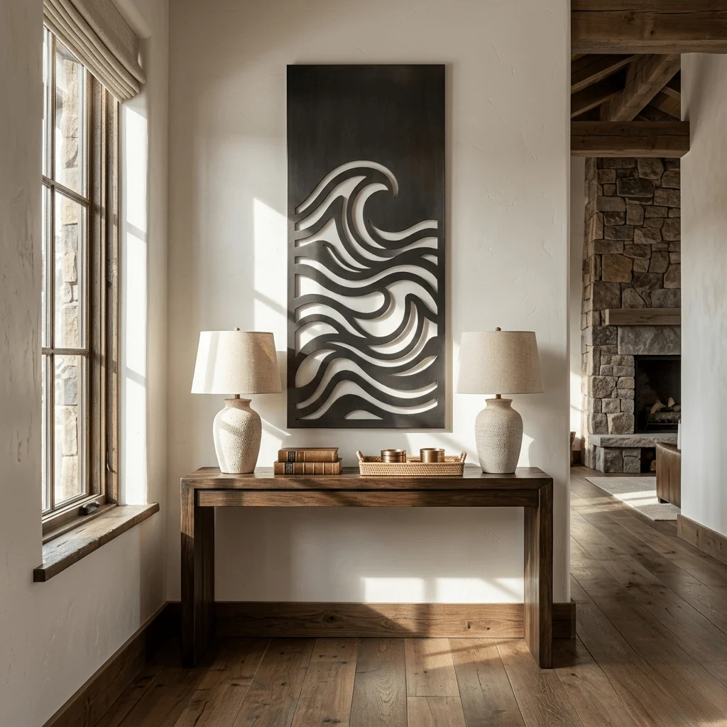 The Wave - Metal Wall Art - Forge - Image 3