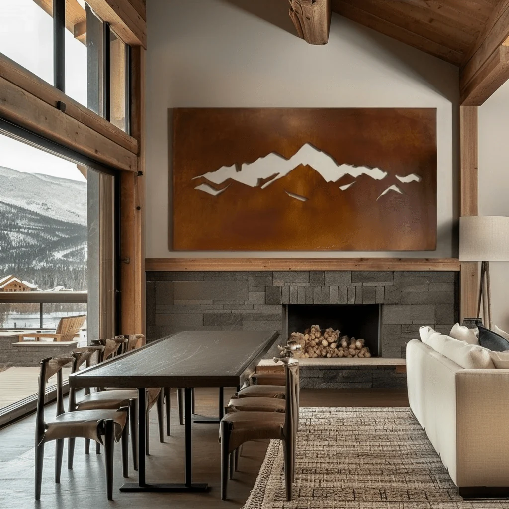 The Western Ascent - Metal Wall Art - Oxide - Image 3