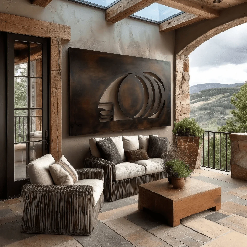 The Whiskey Barrel - Metal Wall Art - Umber - Image 3