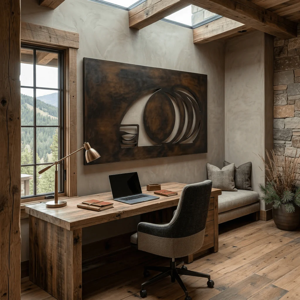 The Whiskey Barrel - Metal Wall Art - Umber - Image 4