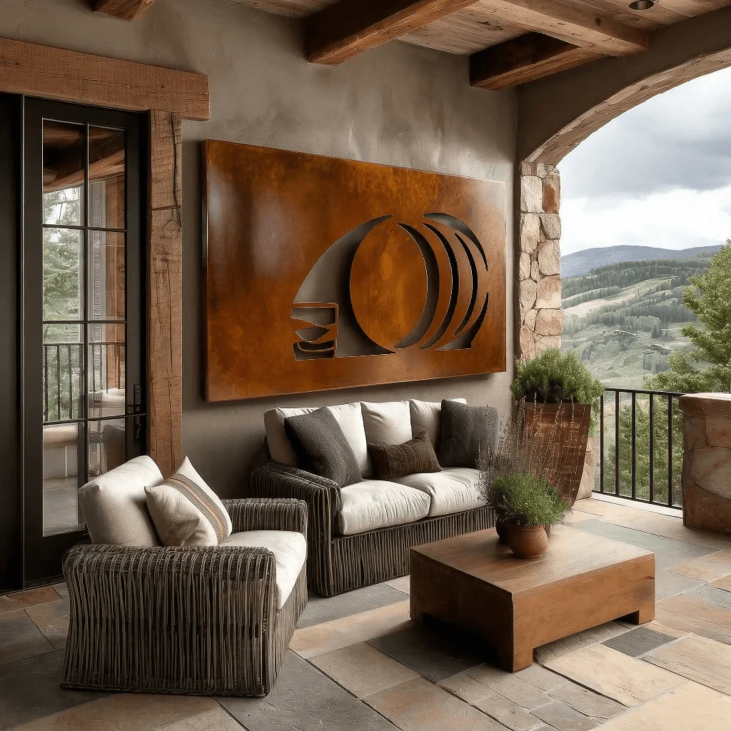 The Whiskey Barrel - Metal Wall Art - Oxide - Image 2
