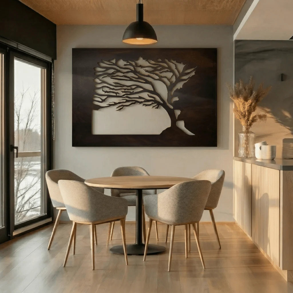 The Windswept - Metal Wall Art - Umber - Image 3