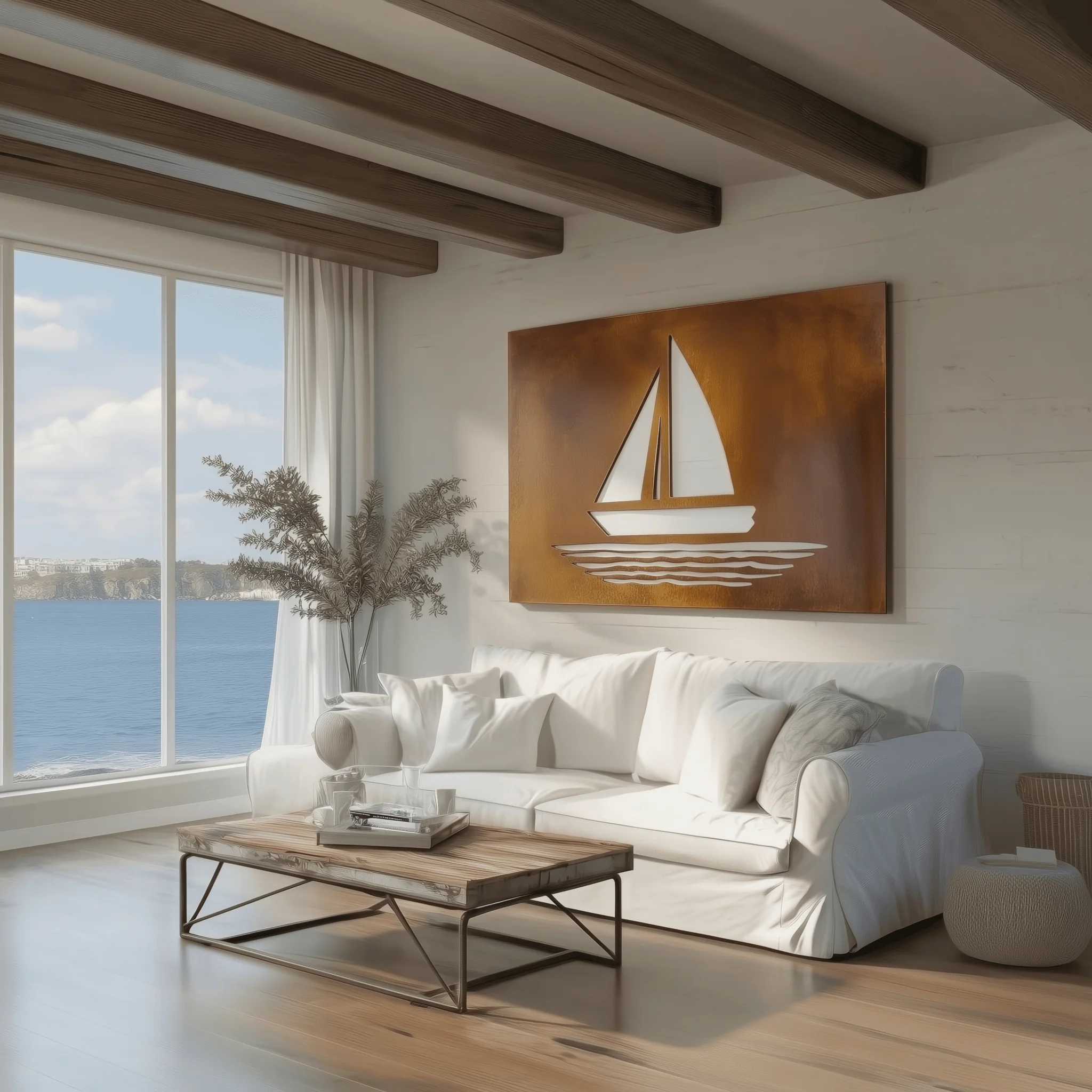 The Windward - Metal Wall Art - Oxide