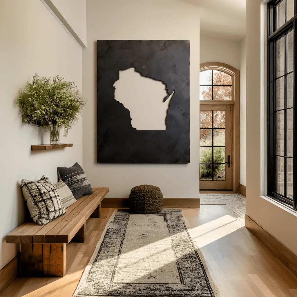 The Wisconsin - Metal Wall Art - Forge