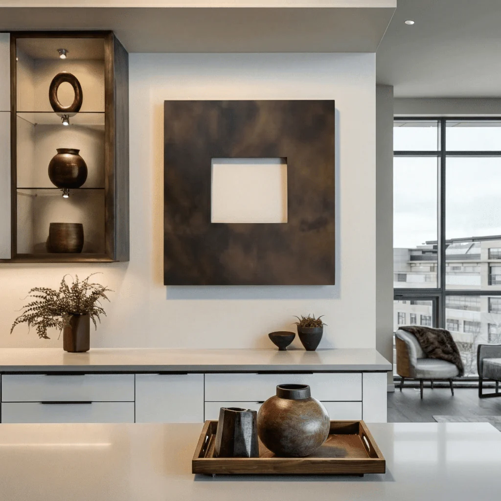 The Wyoming - Metal Wall Art - Umber