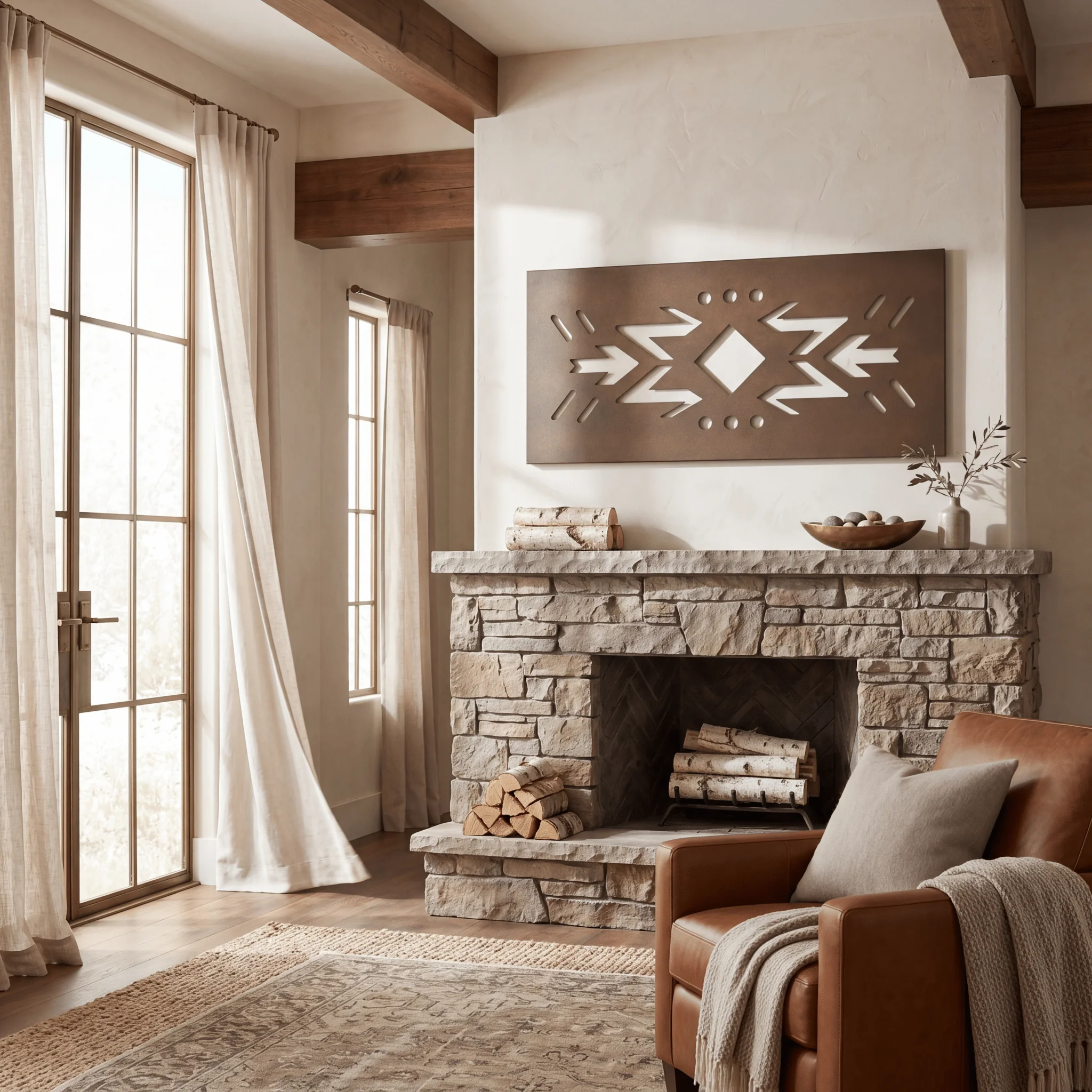 The Xochitl - Metal Wall Art - Umber